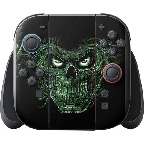 Liquid Blue Terminator Dragon Nintendo Switch 2 (2025) with Joy-Con Skin