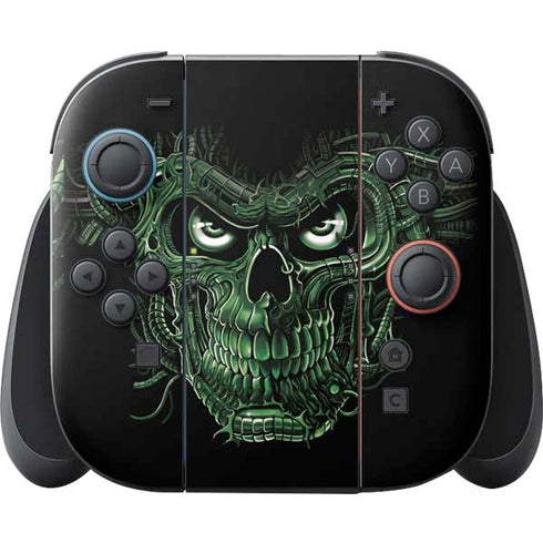 Liquid Blue Terminator Dragon Nintendo Switch 2 (2025) Joy-Con Controller Skin