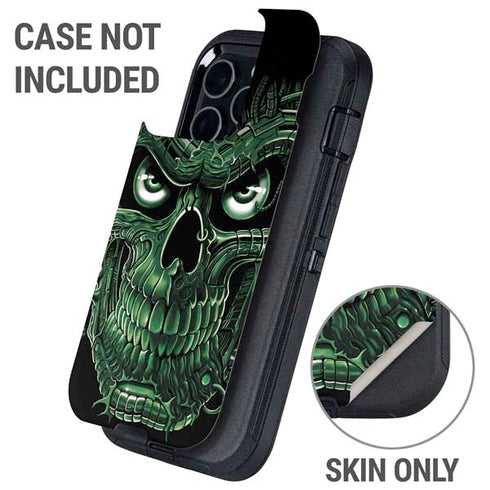 Liquid Blue Terminator Dragon Otterbox Defender iPhone Skin