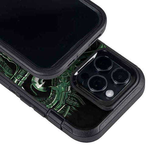 Liquid Blue Terminator Dragon Otterbox Defender iPhone Skin