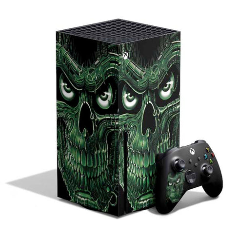 Liquid Blue Terminator Dragon Xbox Series X Bundle Skin