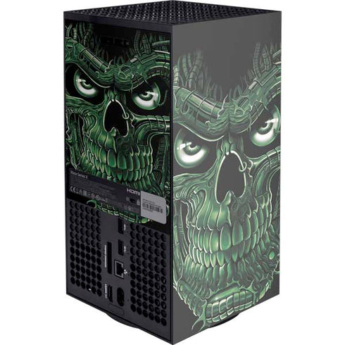 Liquid Blue Terminator Dragon XBox Series X Digital Edition Console Skin