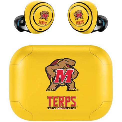 University of Maryland Terps Yellow Amazon Echo Buds Skin