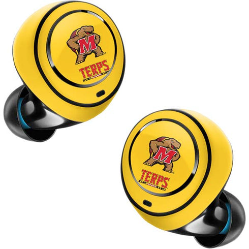 University of Maryland Terps Yellow Amazon Echo Buds Skin