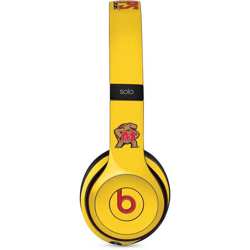 University of Maryland Terps Yellow Beats Solo 3 Wireless Skin