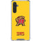 University of Maryland Terps Yellow Galaxy A17 Clear Case