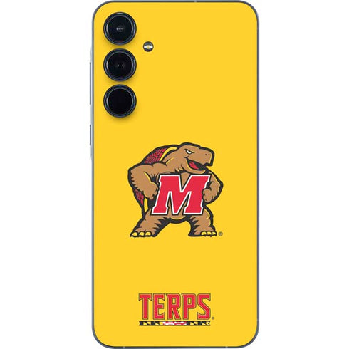University of Maryland Terps Yellow Galaxy A35 5G Skin