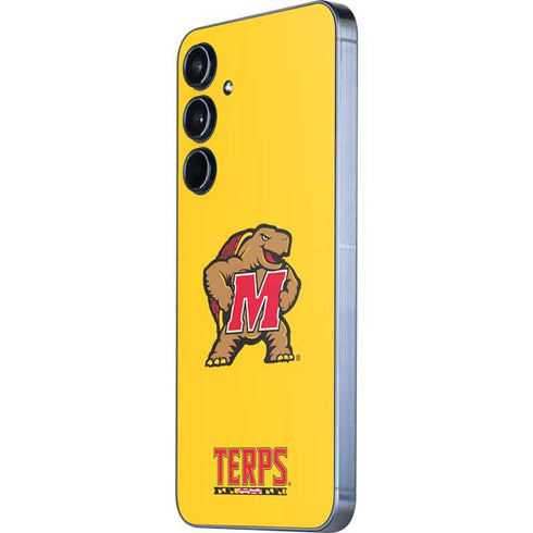 University of Maryland Terps Yellow Galaxy A35 5G Skin