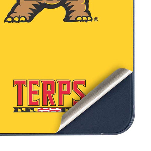 University of Maryland Terps Yellow Galaxy A35 5G Skin