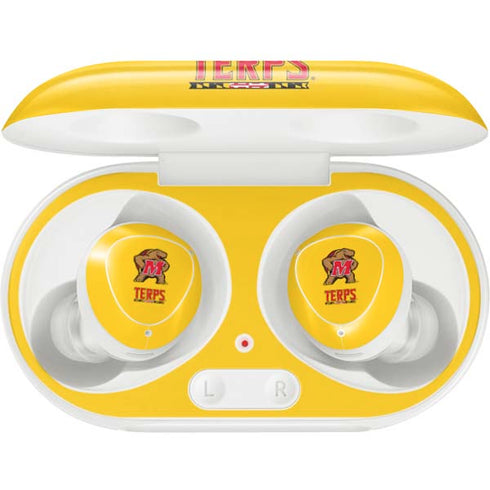 University of Maryland Terps Yellow Galaxy Buds Plus Skin