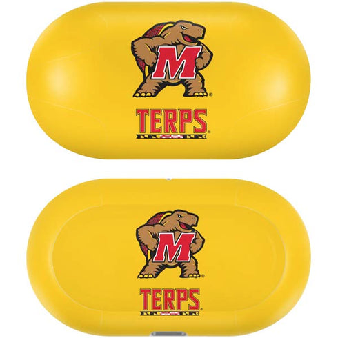 University of Maryland Terps Yellow Galaxy Buds Plus Skin