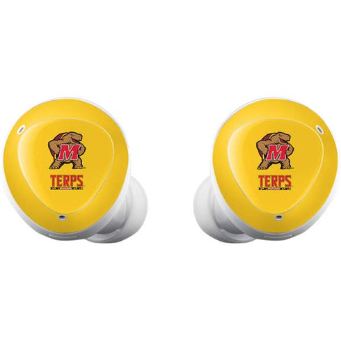 University of Maryland Terps Yellow Galaxy Buds Plus Skin