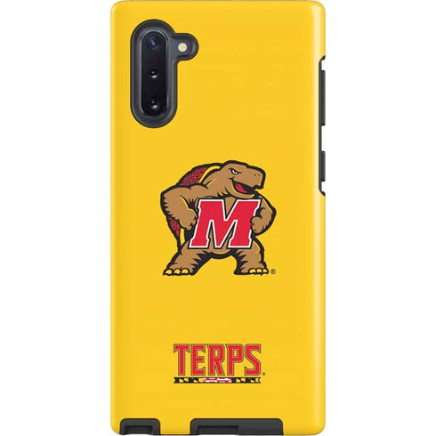 University of Maryland Terps Yellow Galaxy Cases