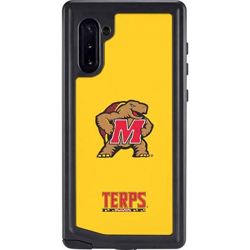 University of Maryland Terps Yellow Galaxy Cases