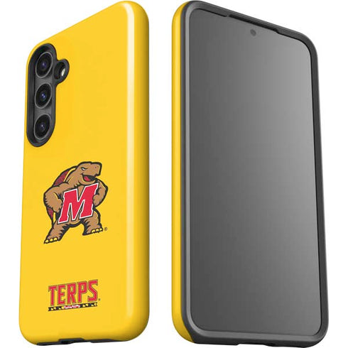 University of Maryland Terps Yellow Galaxy S25 Impact Case