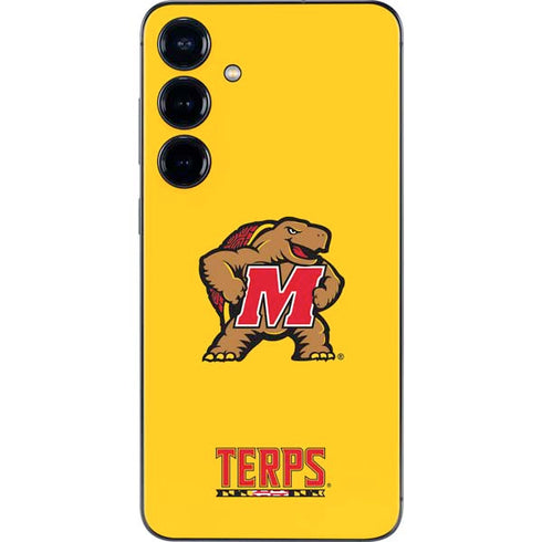 University of Maryland Terps Yellow Galaxy S25 Plus Skin