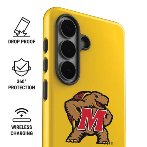 University of Maryland Terps Yellow Galaxy S26 Impact Case