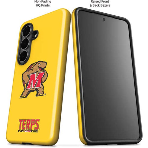 University of Maryland Terps Yellow Galaxy S26 Plus Impact Case