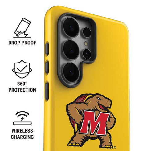 University of Maryland Terps Yellow Galaxy S26 Ultra Impact Case