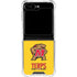 University of Maryland Terps Yellow Galaxy Z Flip6 Clear Case