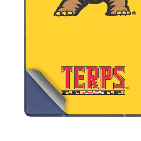 University of Maryland Terps Yellow Galaxy Z Fold6 Skin