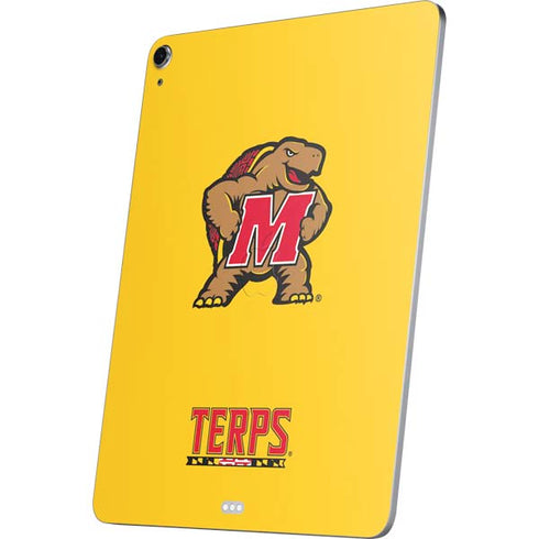 University of Maryland Terps Yellow Apple iPad Air Skin