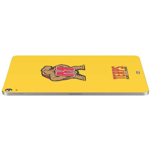 University of Maryland Terps Yellow Apple iPad Air Skin