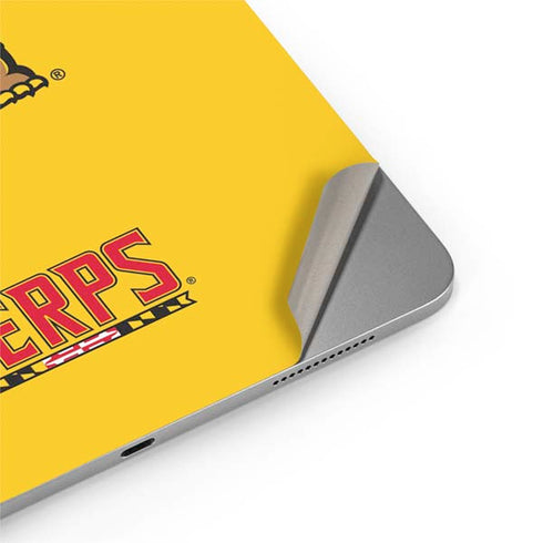 University of Maryland Terps Yellow Apple iPad Air Skin