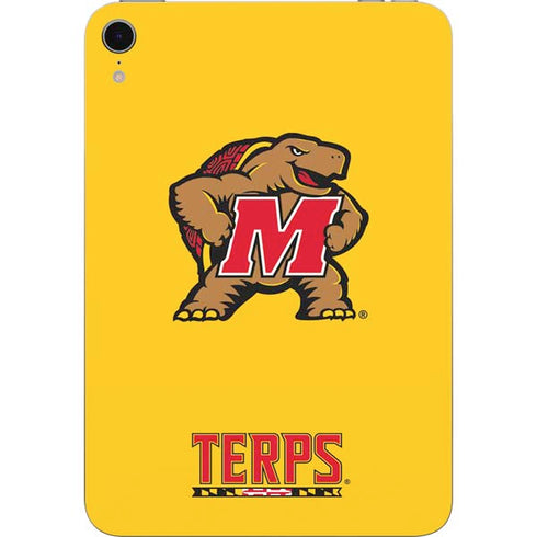 University of Maryland Terps Yellow Apple iPad Mini Skin