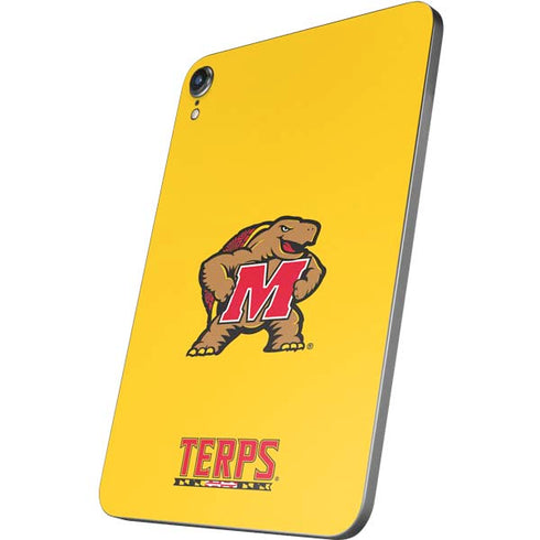 University of Maryland Terps Yellow Apple iPad Mini Skin