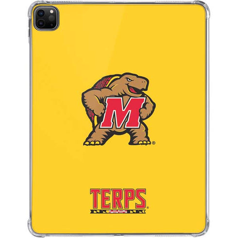 University of Maryland Terps Yellow iPad Pro 11in (2024) Clear Case