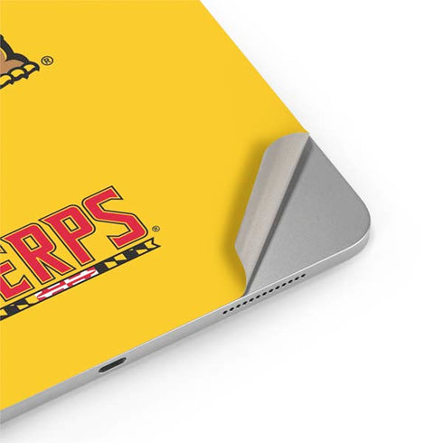 University of Maryland Terps Yellow iPad Pro 13in M4 (2024) Skin