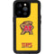 University of Maryland Terps Yellow iPhone 15 Pro Waterproof Case