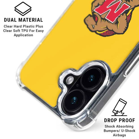 University of Maryland Terps Yellow iPhone 16 MagSafe Case