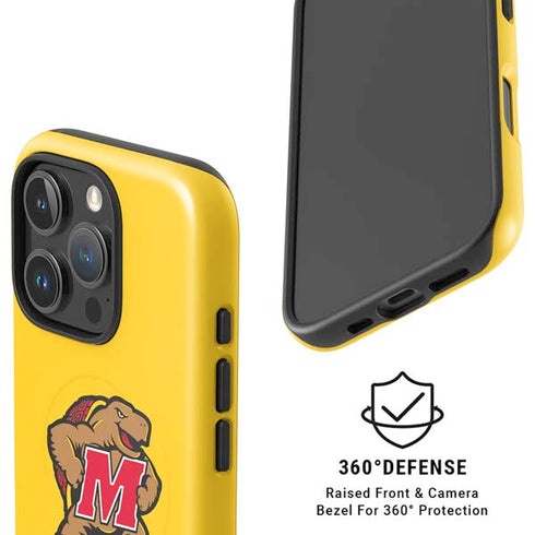 University of Maryland Terps Yellow iPhone 16 Pro Magsafe Impact Case
