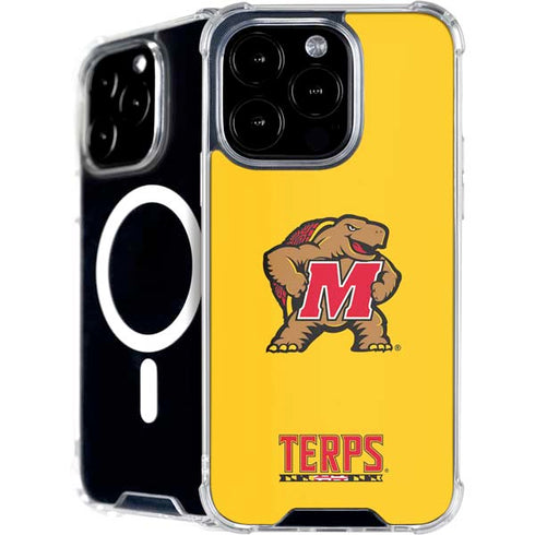University of Maryland Terps Yellow iPhone 16 Pro Max MagSafe Case