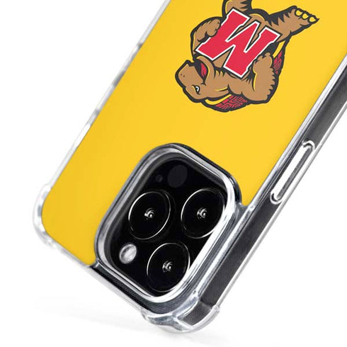University of Maryland Terps Yellow iPhone 16 Pro Max MagSafe Case
