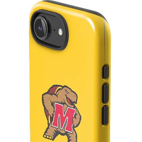 University of Maryland Terps Yellow iPhone 16e Impact Case