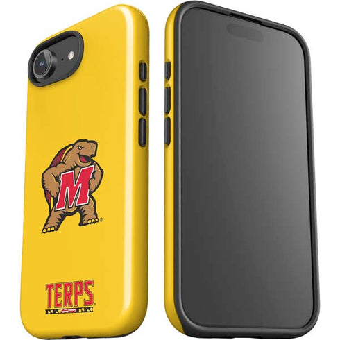University of Maryland Terps Yellow iPhone 16e Impact Case