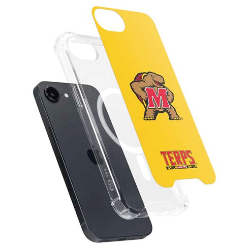 University of Maryland Terps Yellow iPhone 16e MagSafe Case