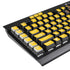 University of Maryland Terps Yellow K95 RGB PLATINUM Mechanical Gaming Keyboard Skin