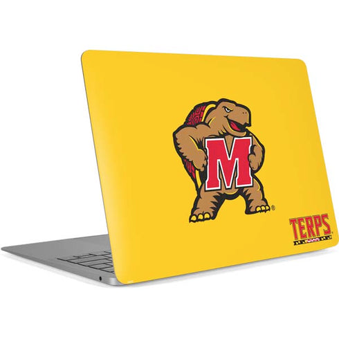 University of Maryland Terps Yellow Apple MacBook Air Skin