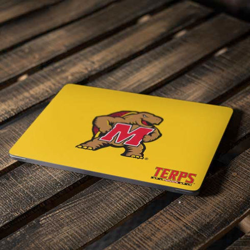 University of Maryland Terps Yellow Apple MacBook Air Skin