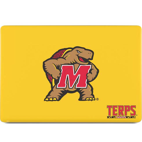 University of Maryland Terps Yellow MacBook Skins