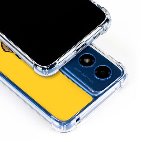University of Maryland Terps Yellow Moto G 5G (2024) Clear Case