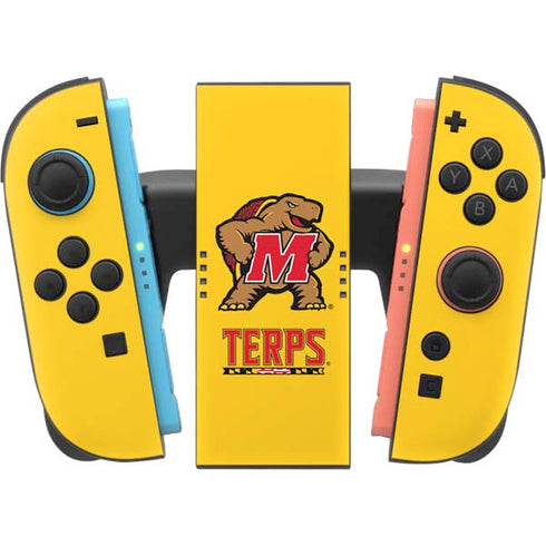 University of Maryland Terps Yellow Nintendo Switch 2 (2025) Joy-Con Controller Skin