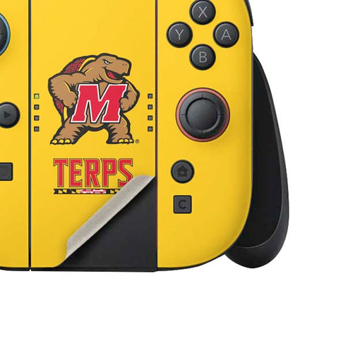 University of Maryland Terps Yellow Nintendo Switch 2 (2025) Joy-Con Controller Skin