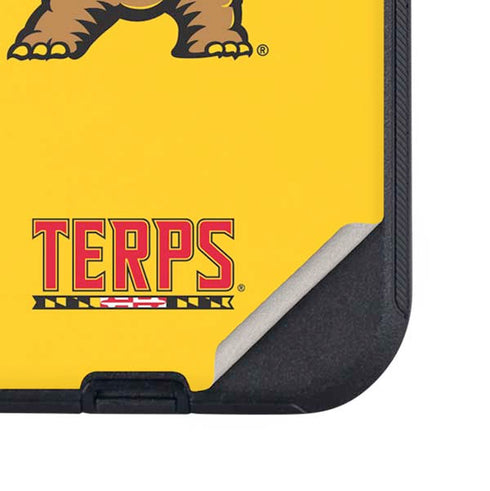 University of Maryland Terps Yellow Otterbox Defender iPhone Skin