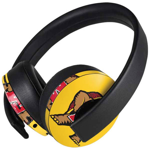 University of Maryland Terps Yellow PlayStation 4 Gold Wireless Headset Skin