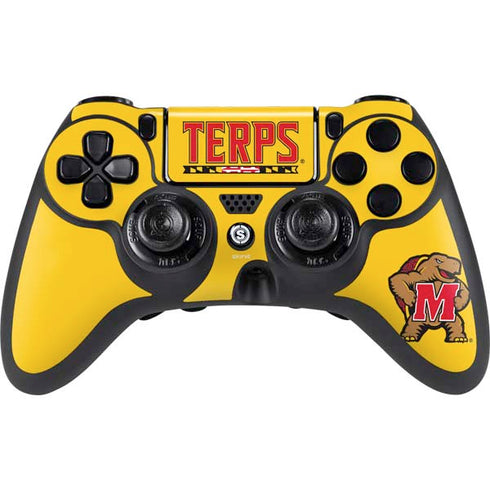 University of Maryland Terps Yellow PlayStation PS4 Skins